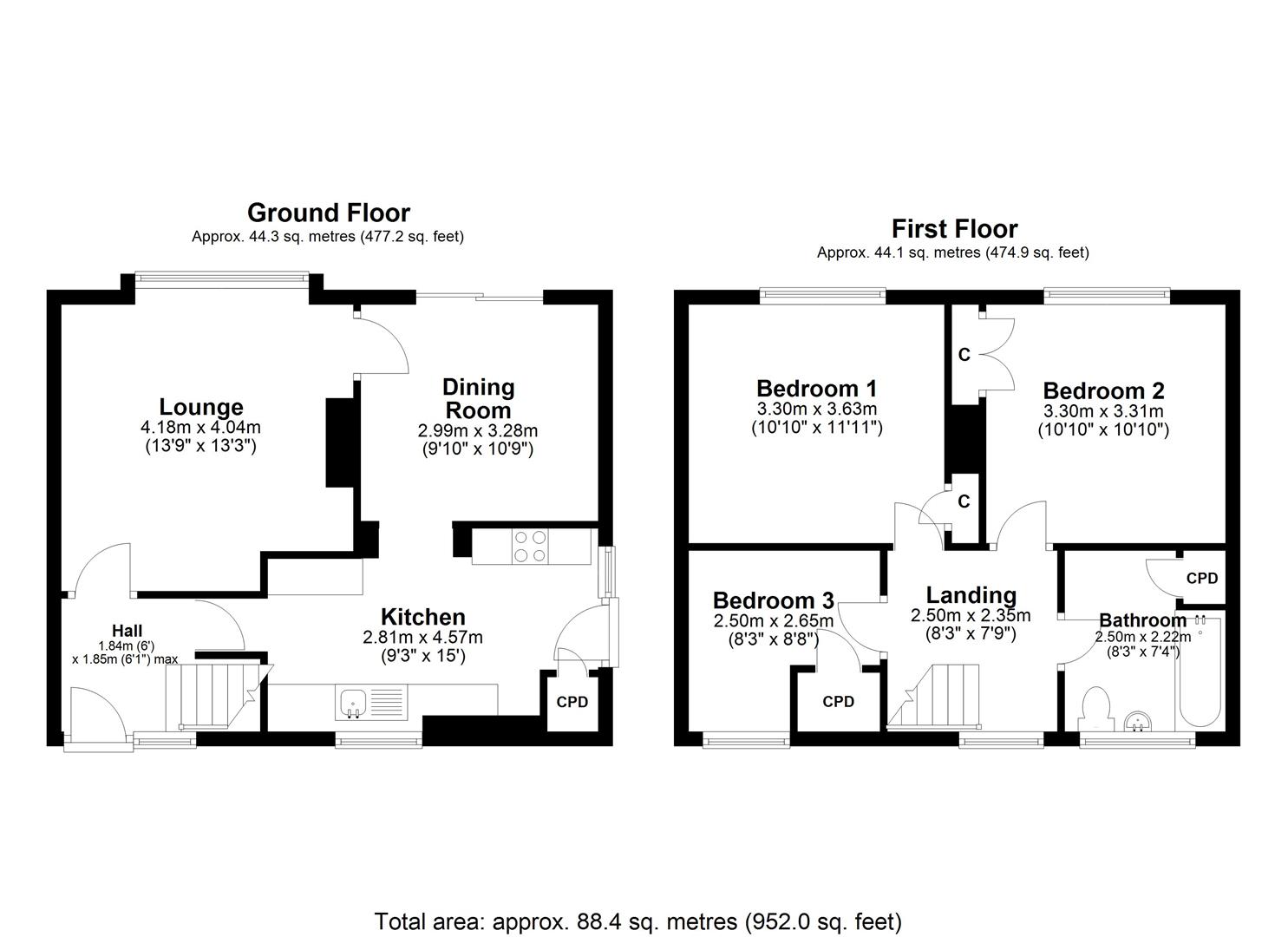 Floorplan.Devon Road, North Shields